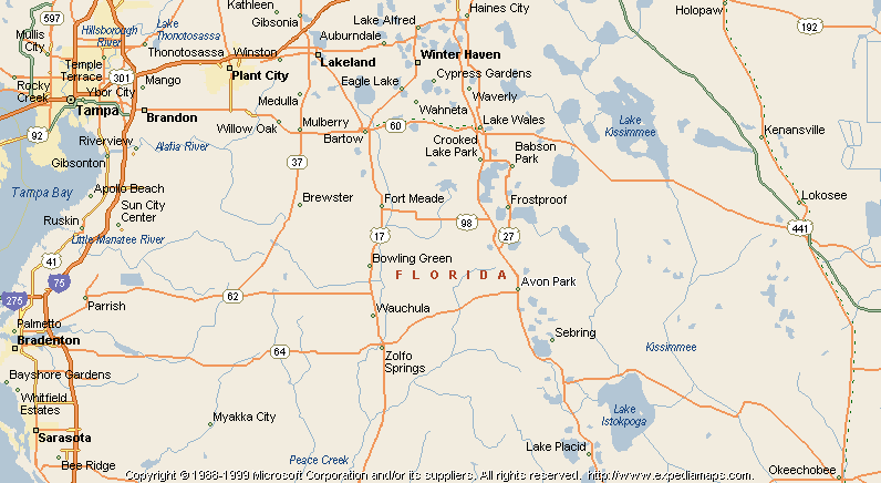 Map of Avon Park